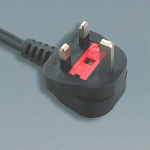 UK power plug with fuse-Y006A